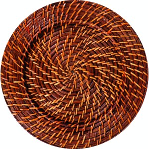 SOUSPLAT REDONDO DE BAMBU (MARROM)