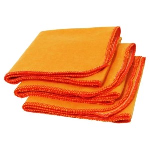 FLANELA MEDIA 28x48cm LARANJA PACOTE C/12 UNID