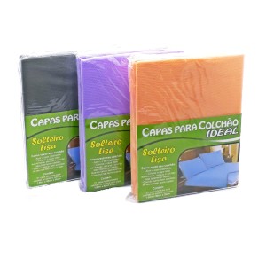CAPA COLCHÃO SOLTEIRO LISA POLIÉSTER