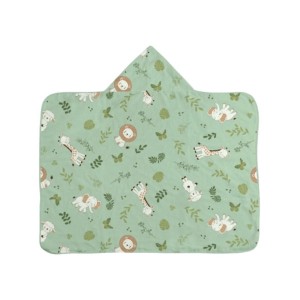 TOALHA DE BANHO INFANTIL C/CAPUZ ESTAMPADA - BERCINHO (Campanha Ajudar é Amar - Doação)