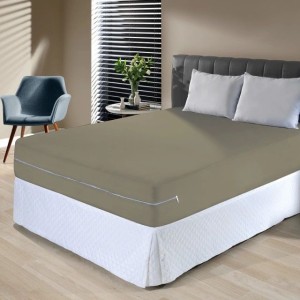 CAPA COLCHAO CASAL ALGODÃO LISA C/ ZIPER SONHOS E ANJOS (80G/M²)