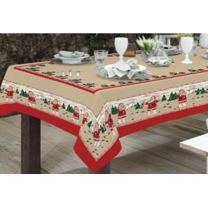 TOALHA MESA QUAD LINHAO NATAL BENE CASA