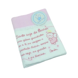 TOALHA FRALDA BORDADA - BEBÊ ANJO