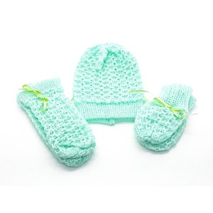 KIT LÃ SAPATO,GORRO E LUVA UNISSEX