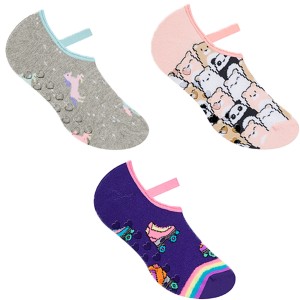 MEIA SAPATILHA INFANTIL FEMININA VIÉS ANTIDERRAPANTE