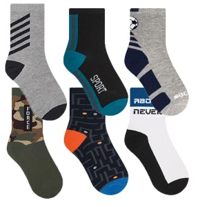 MEIA JUVENIL MASCULINO SPORT