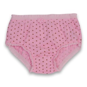 CALCINHA INFANTIL C/3 ESTAMPADA BOLINHA