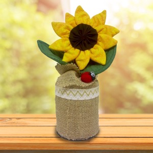 PESO PORTA GIRASSOL ARTESANAL