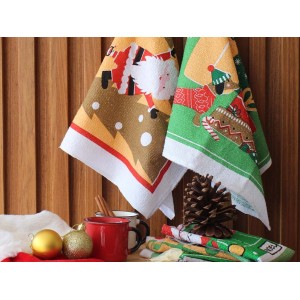 PANO DE COPA FELPUDO NATAL ESTAMPADO BOMPANO