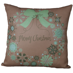 CAPA P/ ALMOFADA NATAL SPIRIT 50 CORTBRAS