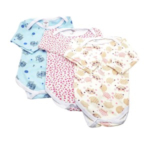 BODY MANGA LONGA ESTAMPADO BICHOS SOF E ENZ