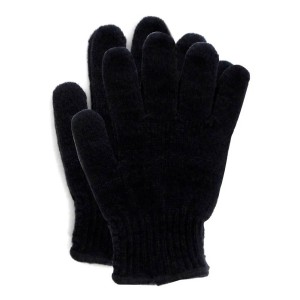 LUVA AD PRETA LISA ACRÍLICO - Campanha Ajudar é Amar - Doação)