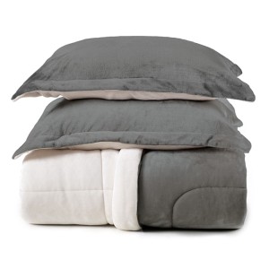 JOGO EDREDOM QUEEN KARSTEN C/ 2 PORTA TRAV SURI - MATELASSADO