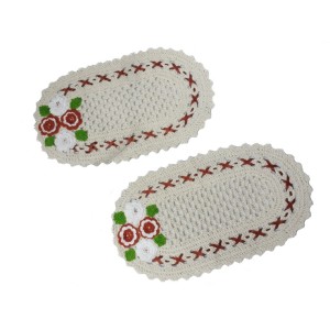 KIT TAPETE C/2 ROMANO BORDADO ESPECIAL