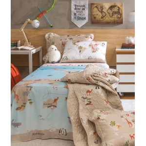 KIT COLCHA INFANTIL+ PORTA TRAV. BOUTIS SANTISTA