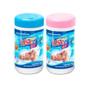 LENÇO UMEDECIDO C/70 (Campanha Ajudar é Amar - Doação)