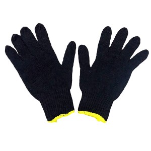 LUVA AD PRETA LISA TRICOTADA- (Campanha Ajudar é Amar - Doação)